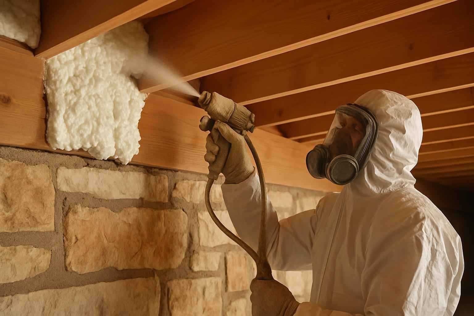 Rim Joist Spray Foam Installer in Luckenbach TX