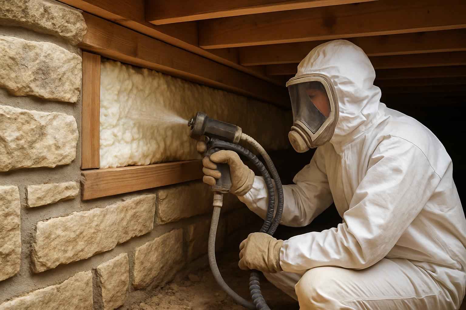 Rim Joist Spray Foam Installer in Stonewall TX