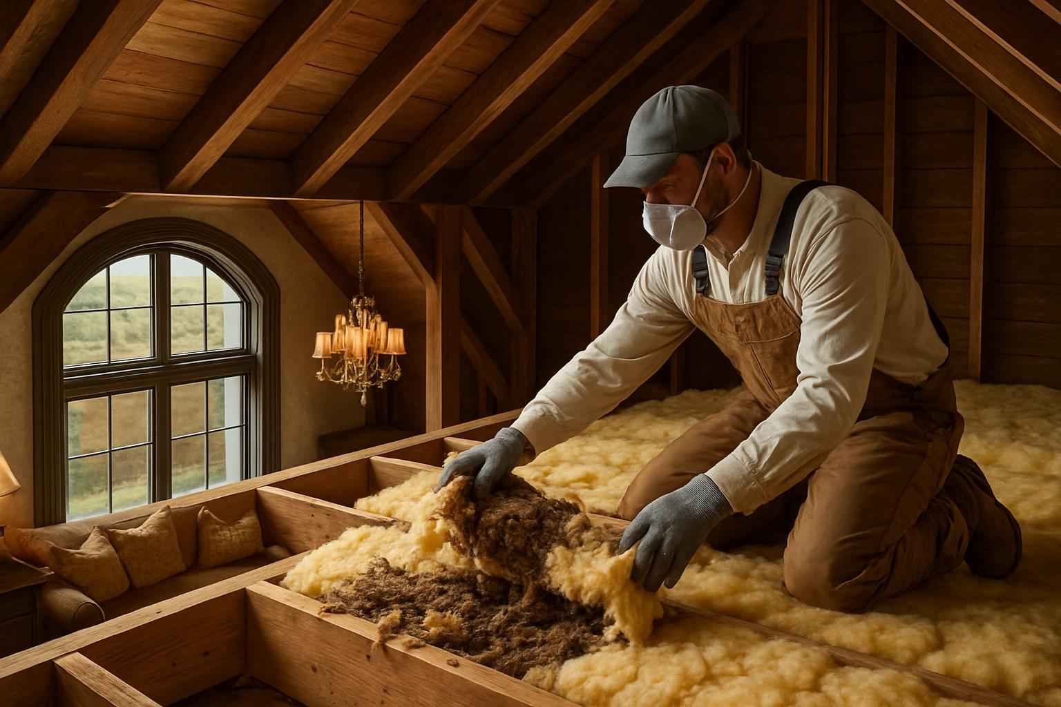 Rodent Damage Insulation Replacement in Hye TX