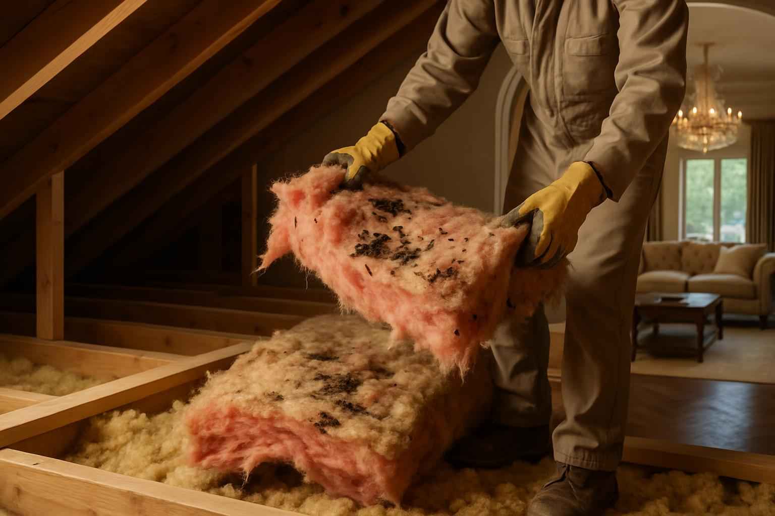 Rodent Damage Insulation Replacement in Willow City TX