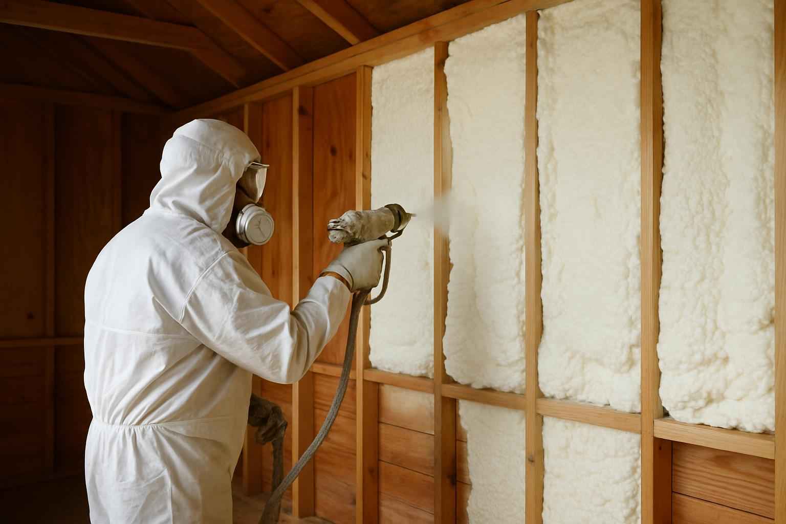 Shed Wall Foam Service in Luckenbach TX
