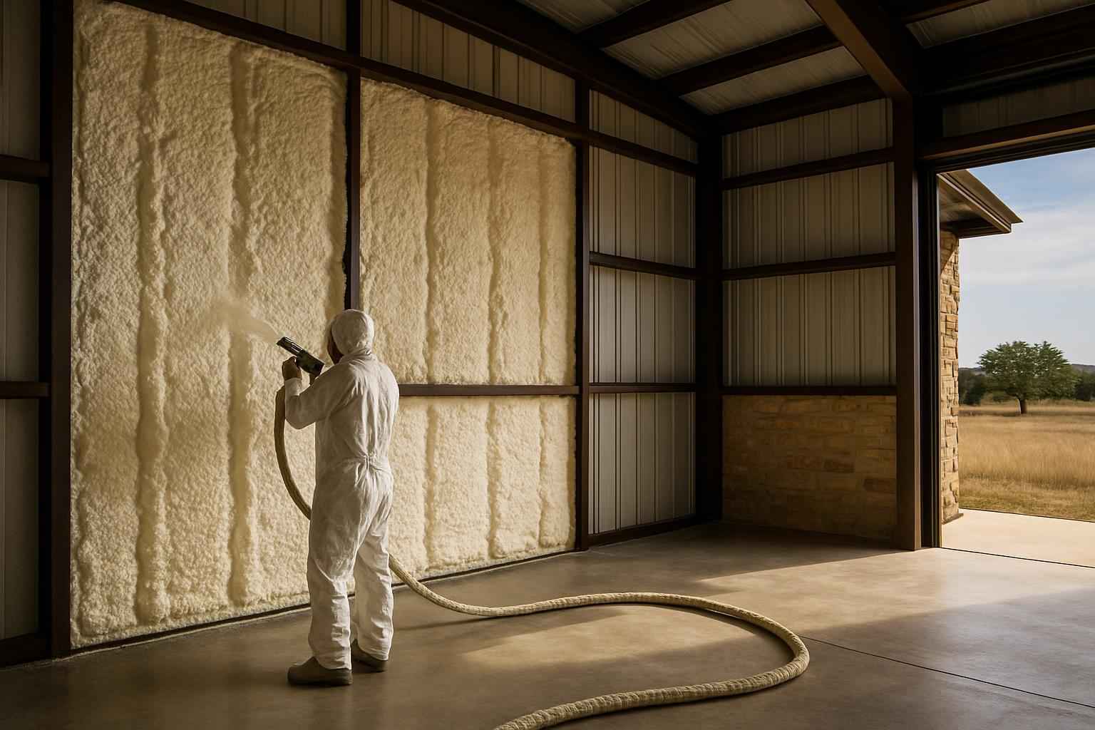 Shop Building Foam Installer in Hye TX