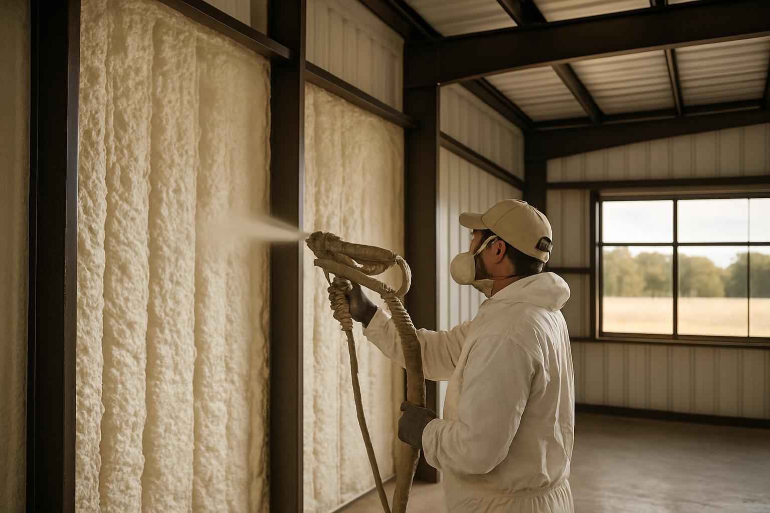 Shop Building Foam Installer in Willow City TX