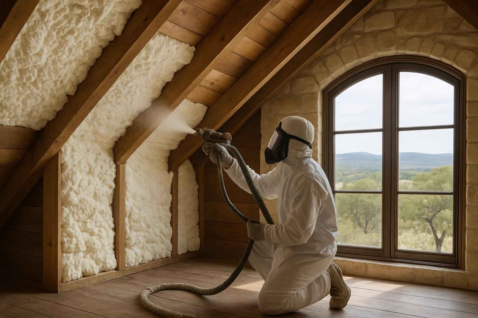 Spray Foam Insulation Company Near Me in Hye TX