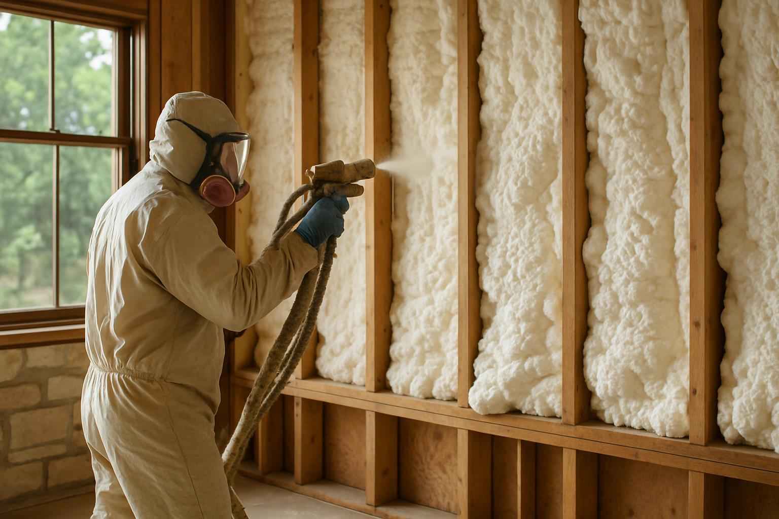 Spray Foam Insulation Company Near Me in Stonewall TX