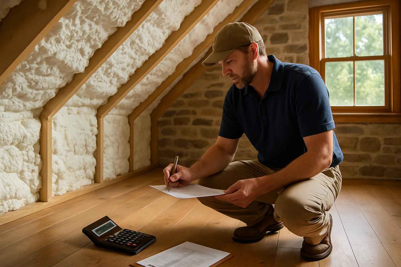 Spray Foam Insulation Cost Estimate in Luckenbach TX