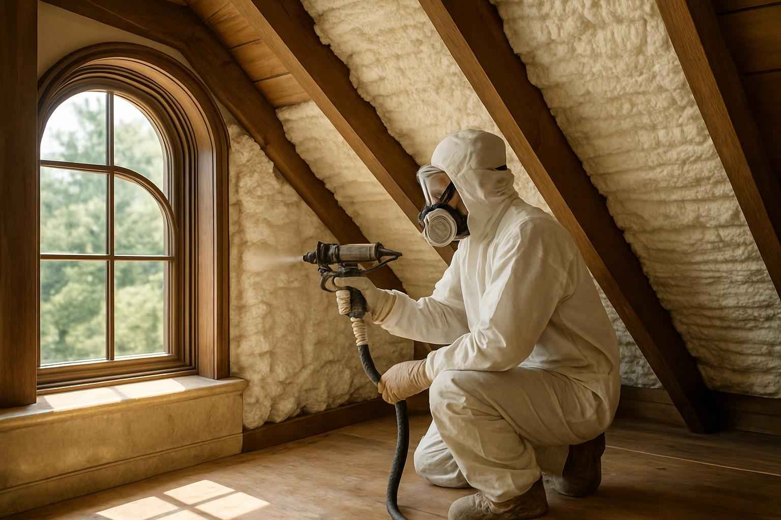 Spray Foam Insulation Repair Service in Hye TX