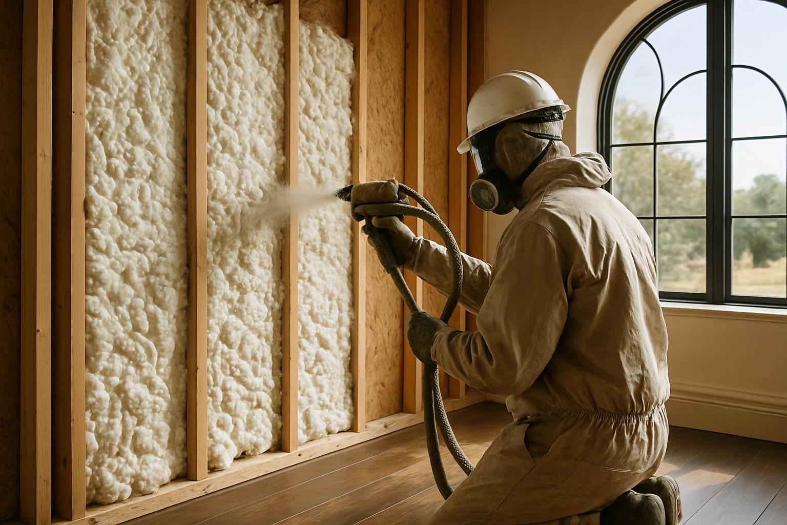 Tenant Finish Foam Insulation in Hye TX