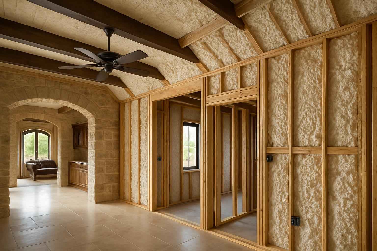Tenant Finish Foam Insulation in Stonewall TX