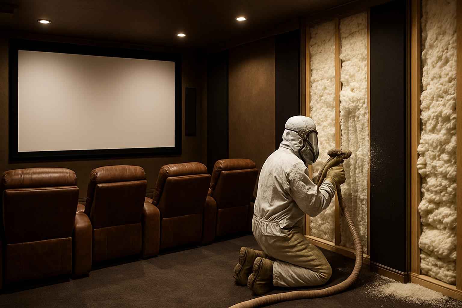 Theater Room Foam Installer in Hye TX