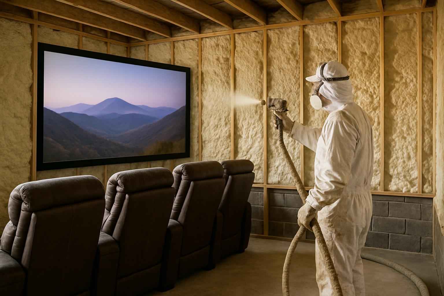 Theater Room Foam Installer in Stonewall TX