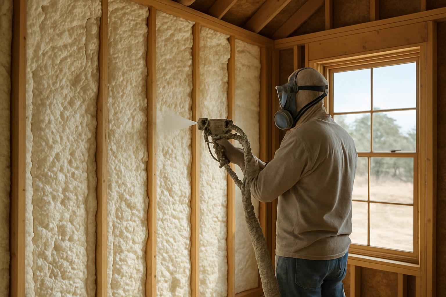 Whole Home Foam Installation in Fredericksburg TX