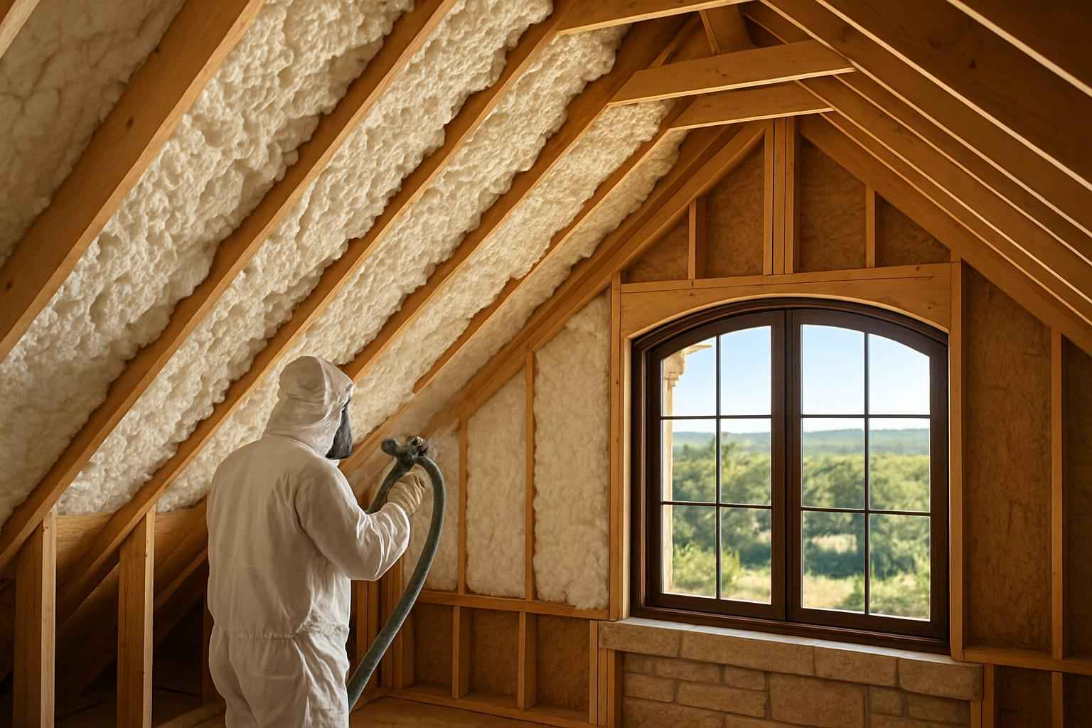 Whole Home Foam Installation in Hye TX