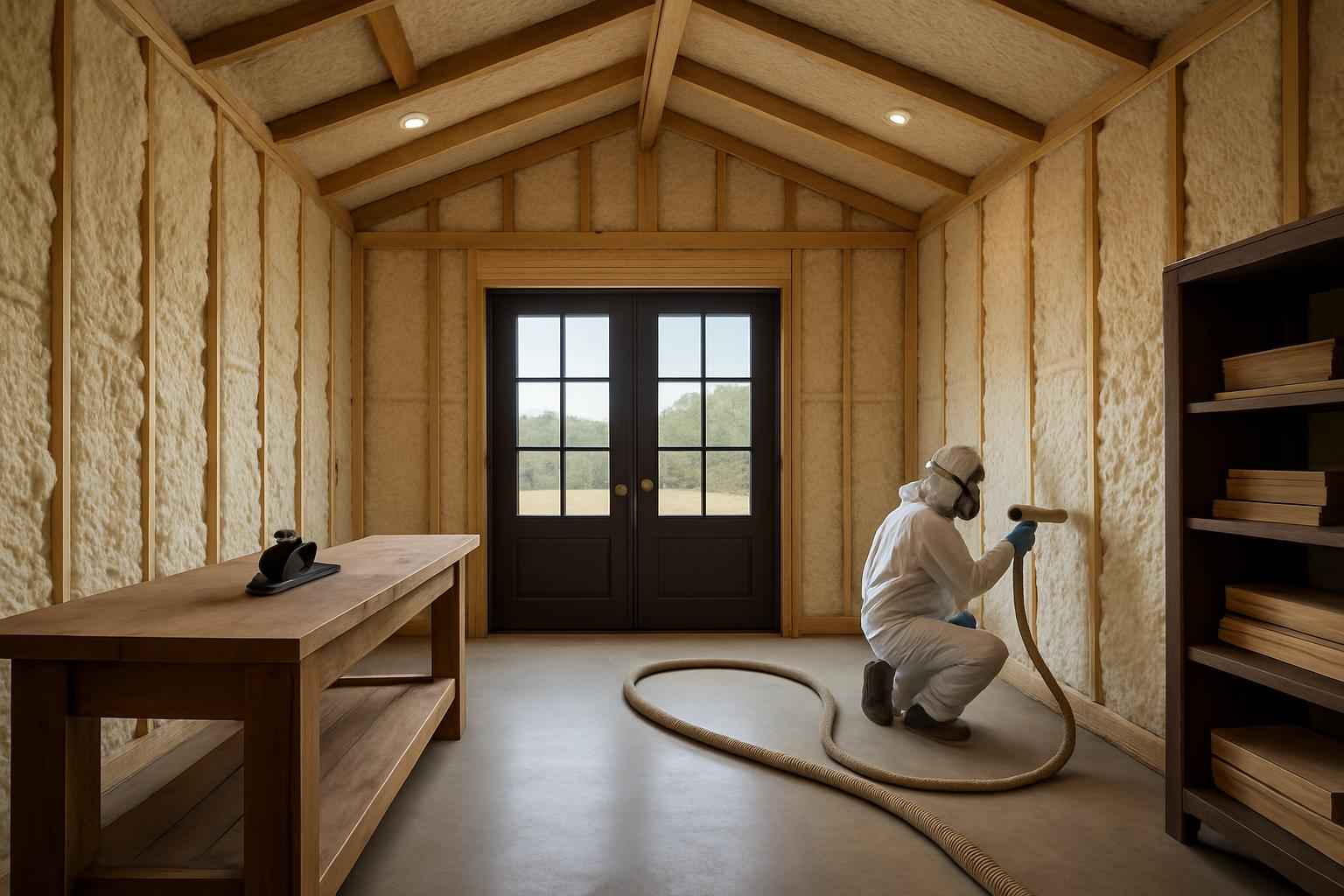 Workshop Insulation Company in Hye TX