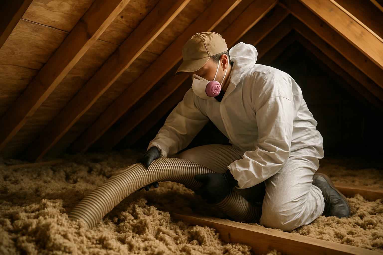 Attic Insulation Cleanout Service in Waring TX
