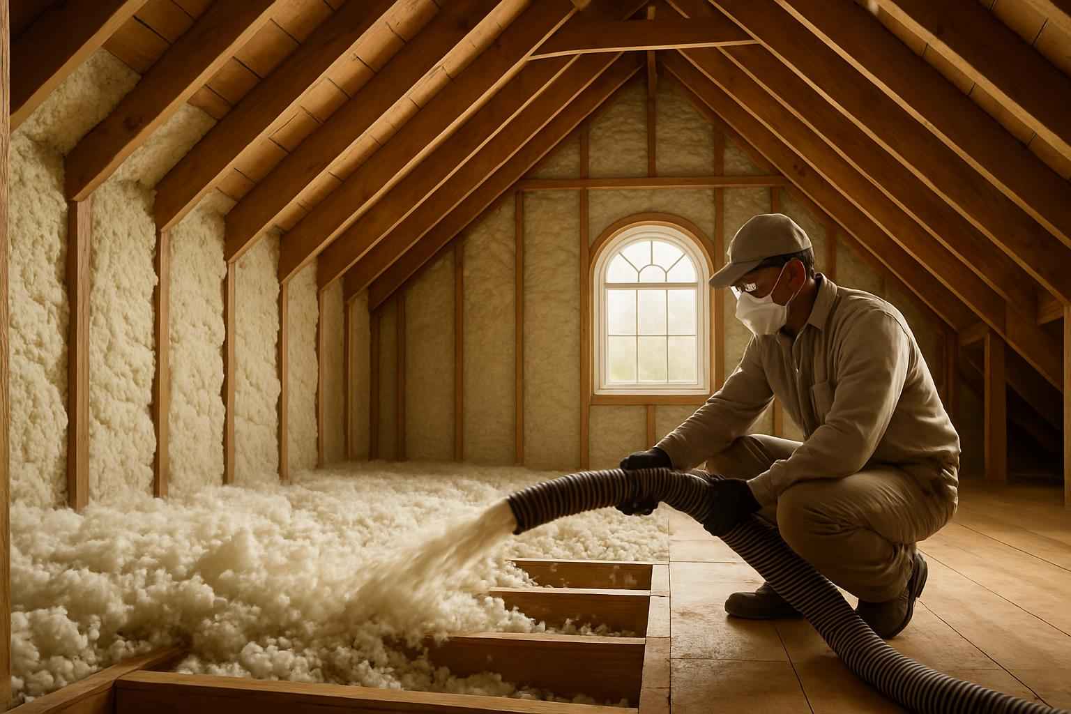 Attic Retrofit Insulation Service in Doss TX