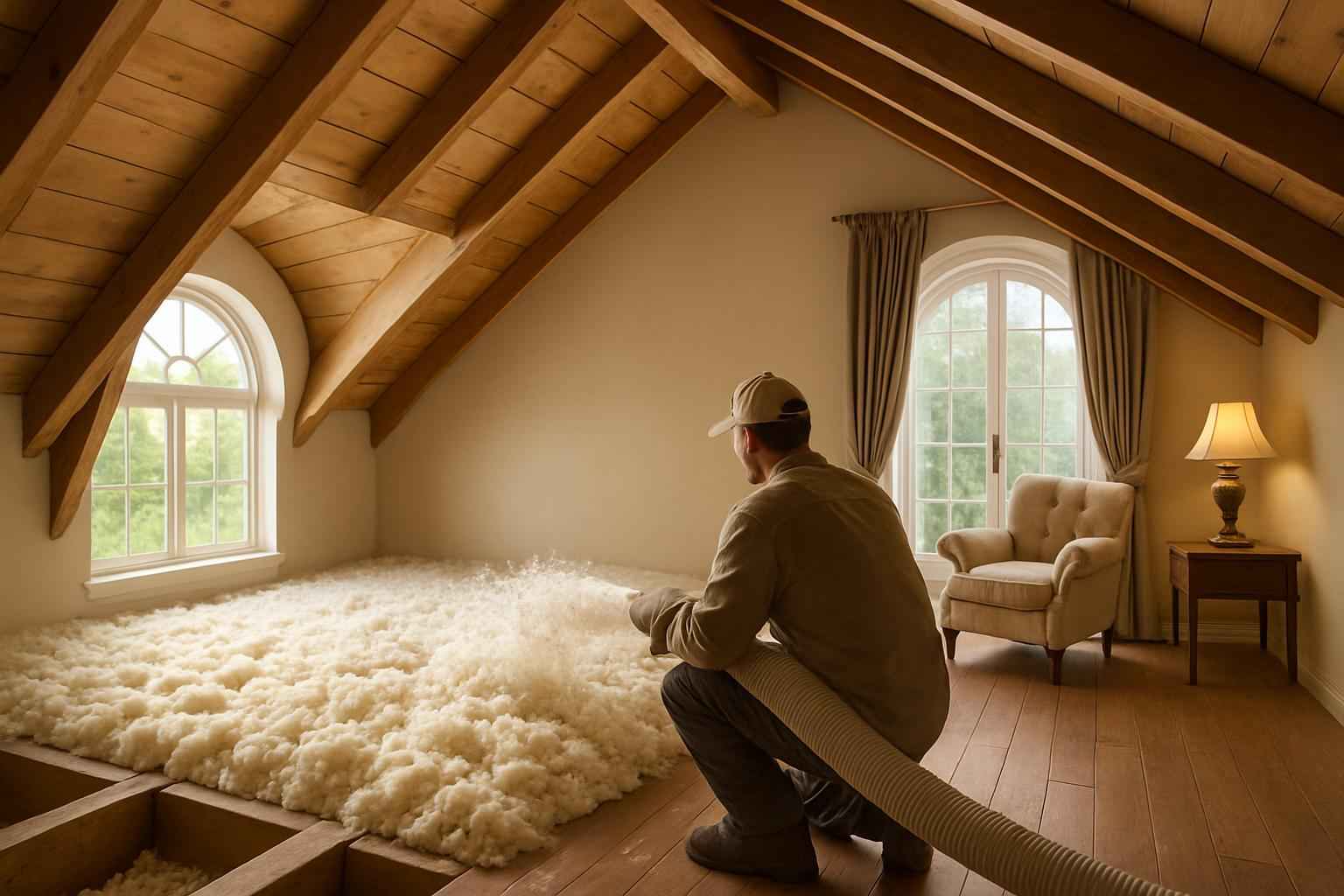 Attic Retrofit Insulation Service in Harper TX