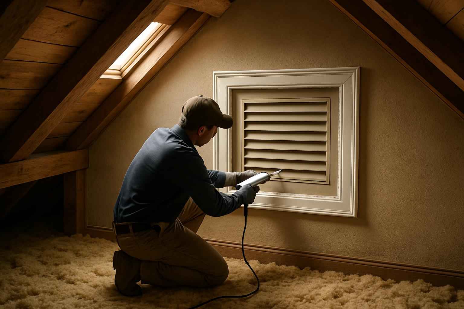 Attic Vent Sealing Service in Comfort TX