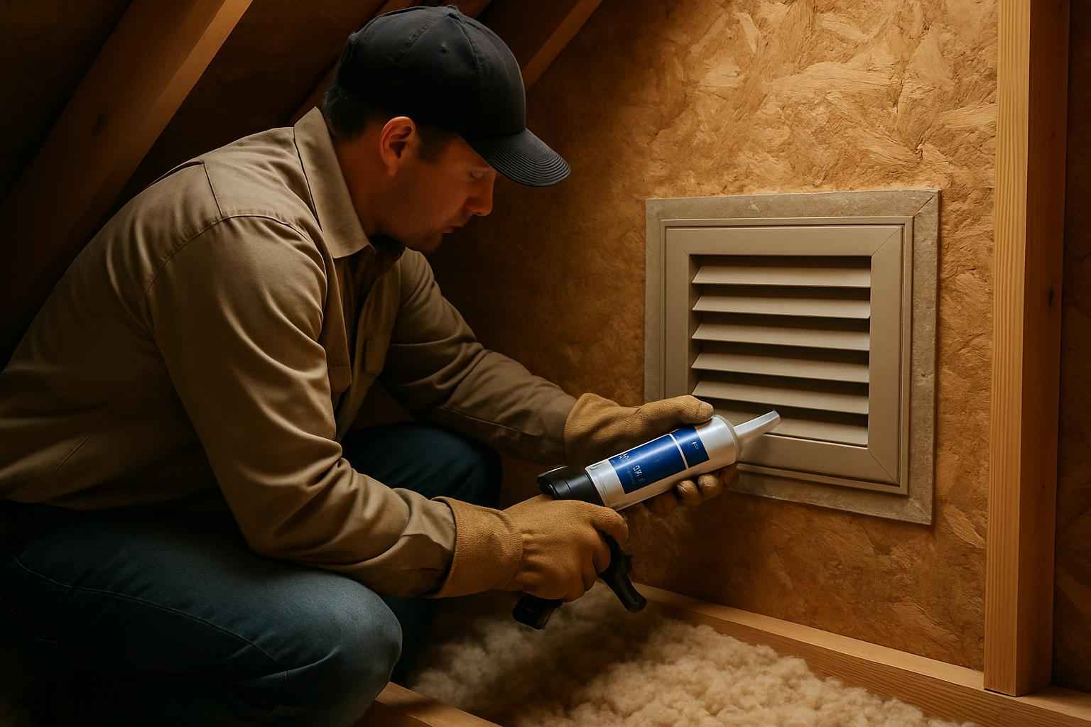 Attic Vent Sealing Service in Harper TX