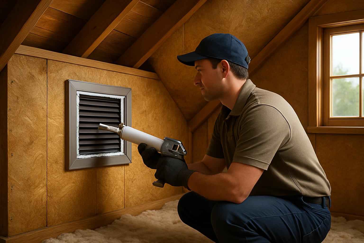Attic Vent Sealing Service in Ingram TX