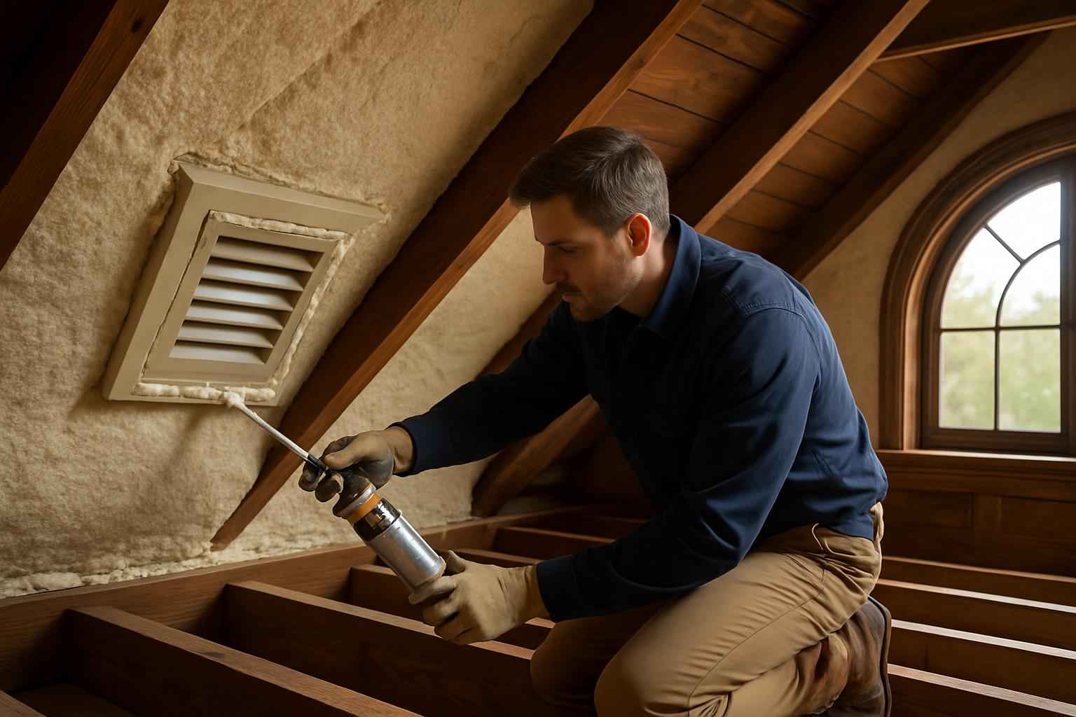 Attic Vent Sealing Service in Sisterdale TX