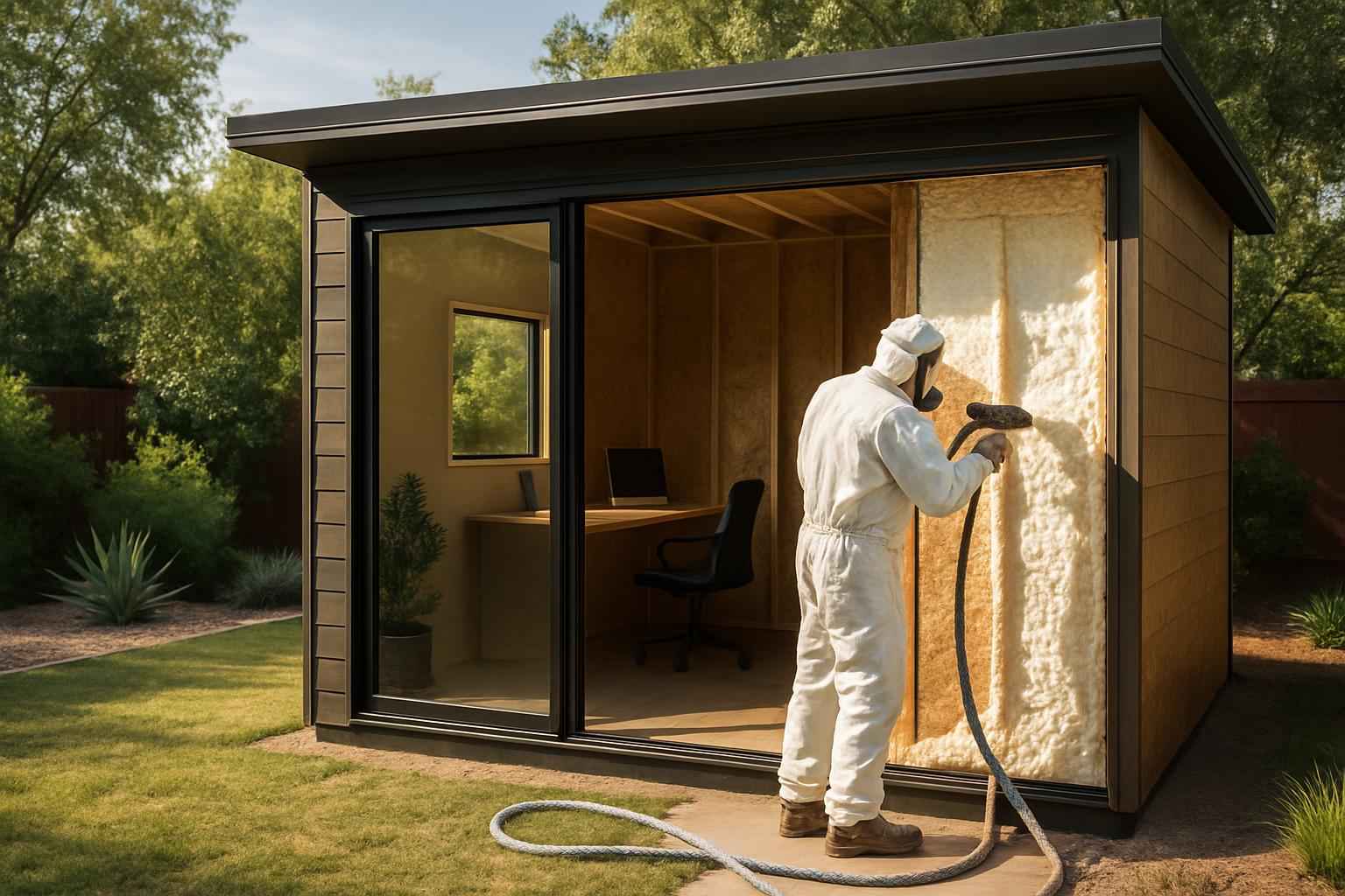 Backyard Office Foam Service in Camp Verde TX