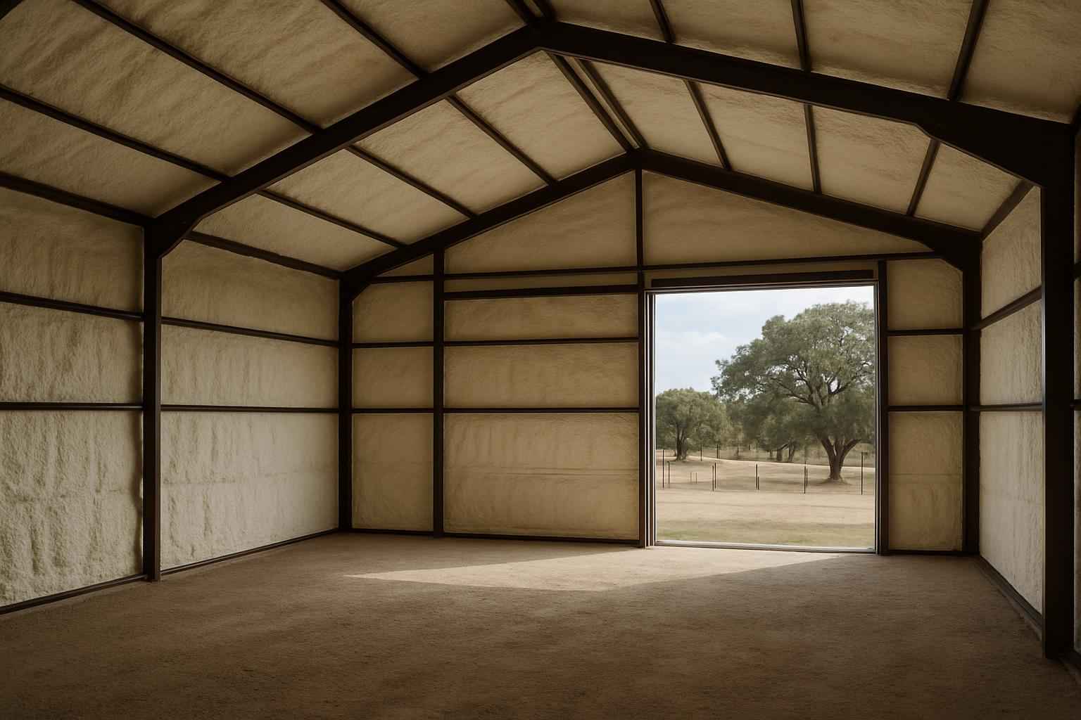 Barn Condensation Control Foam in Blanco TX