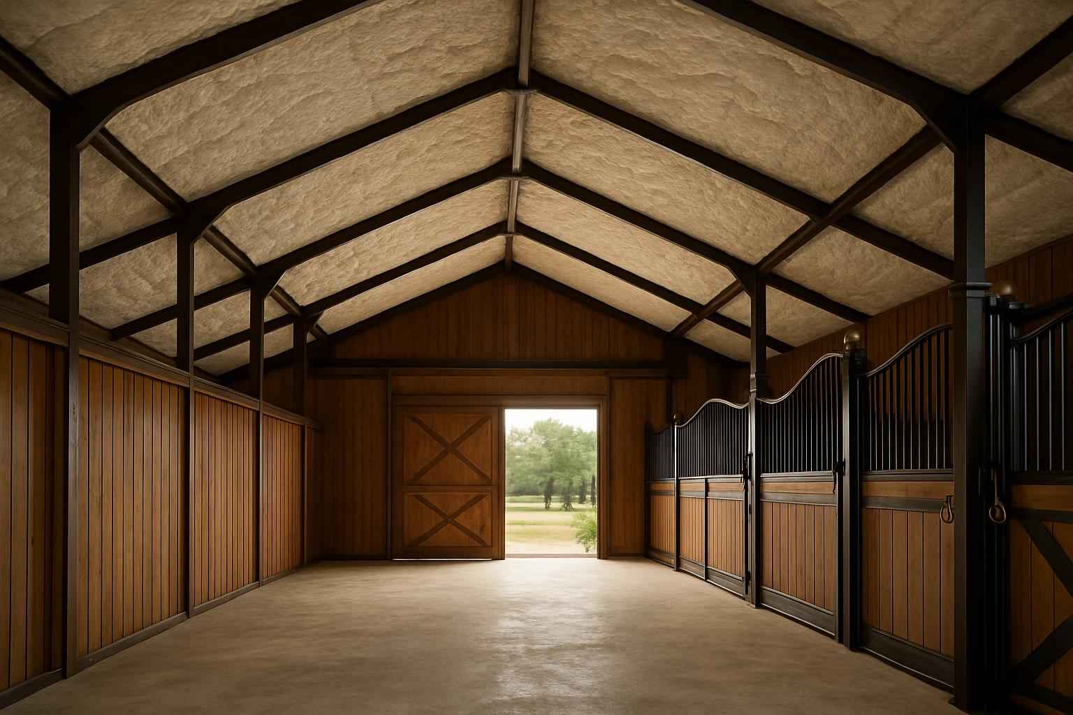 Barn Condensation Control Foam in Comfort TX