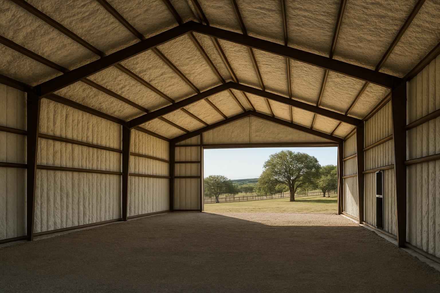 Barn Condensation Control Foam in Doss TX