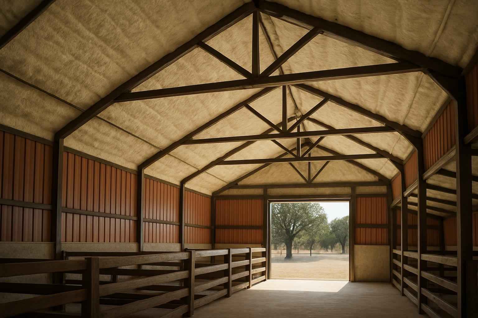 Barn Condensation Control Foam in Harper TX