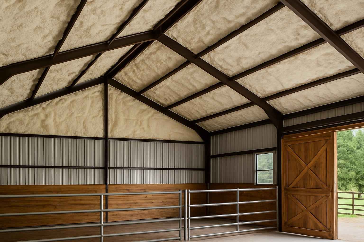 Barn Condensation Control Foam in Ingram TX