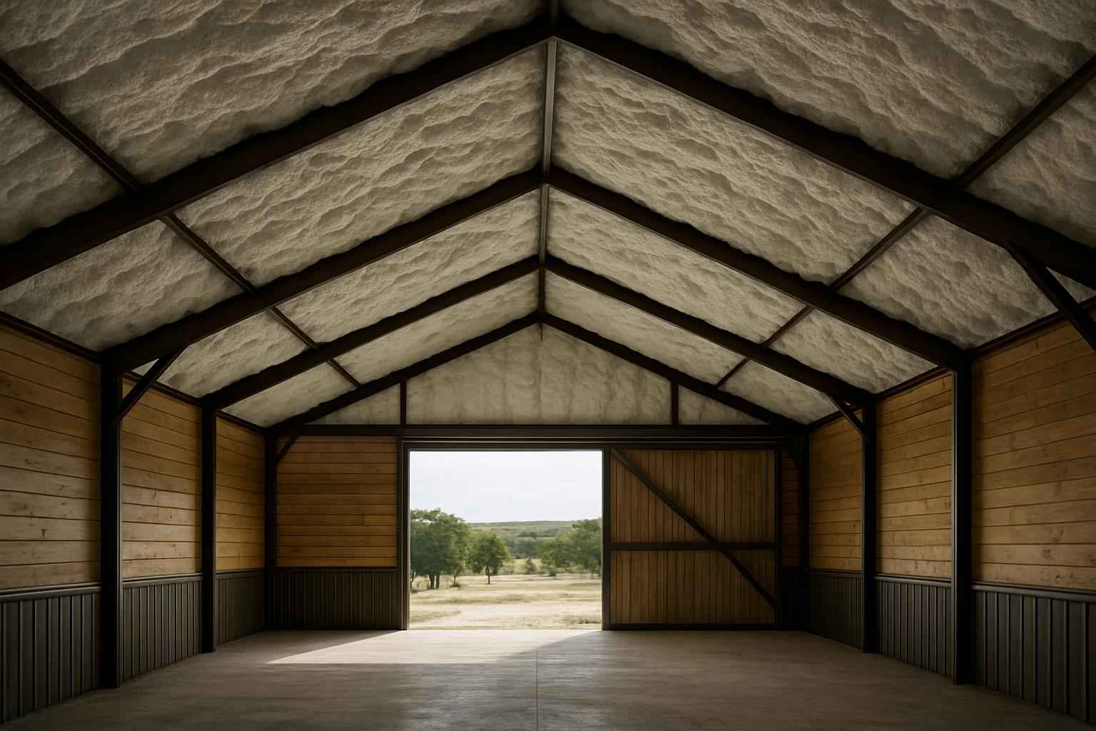 Barn Condensation Control Foam in Kerrville TX