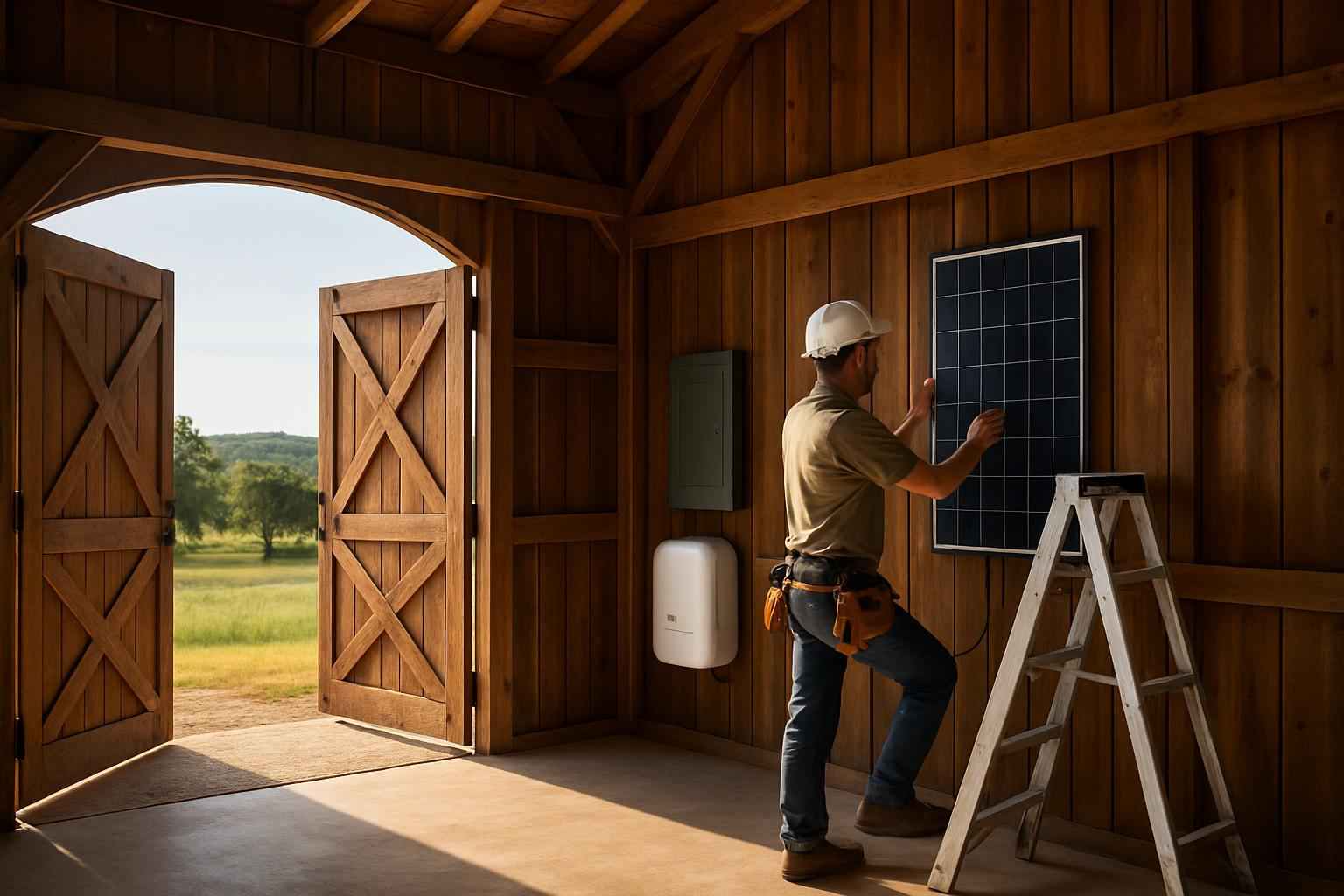 Barn Energy Upgrade Contractor in Sisterdale TX
