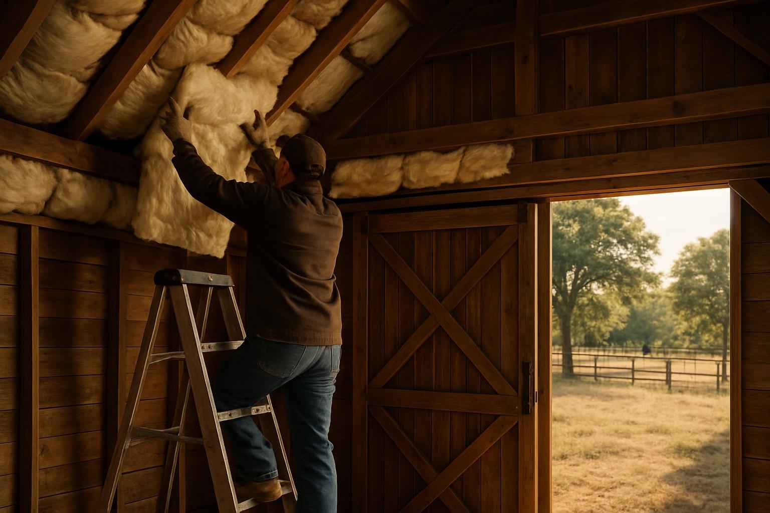 Barn Insulation Repair Service in Johnson City TX