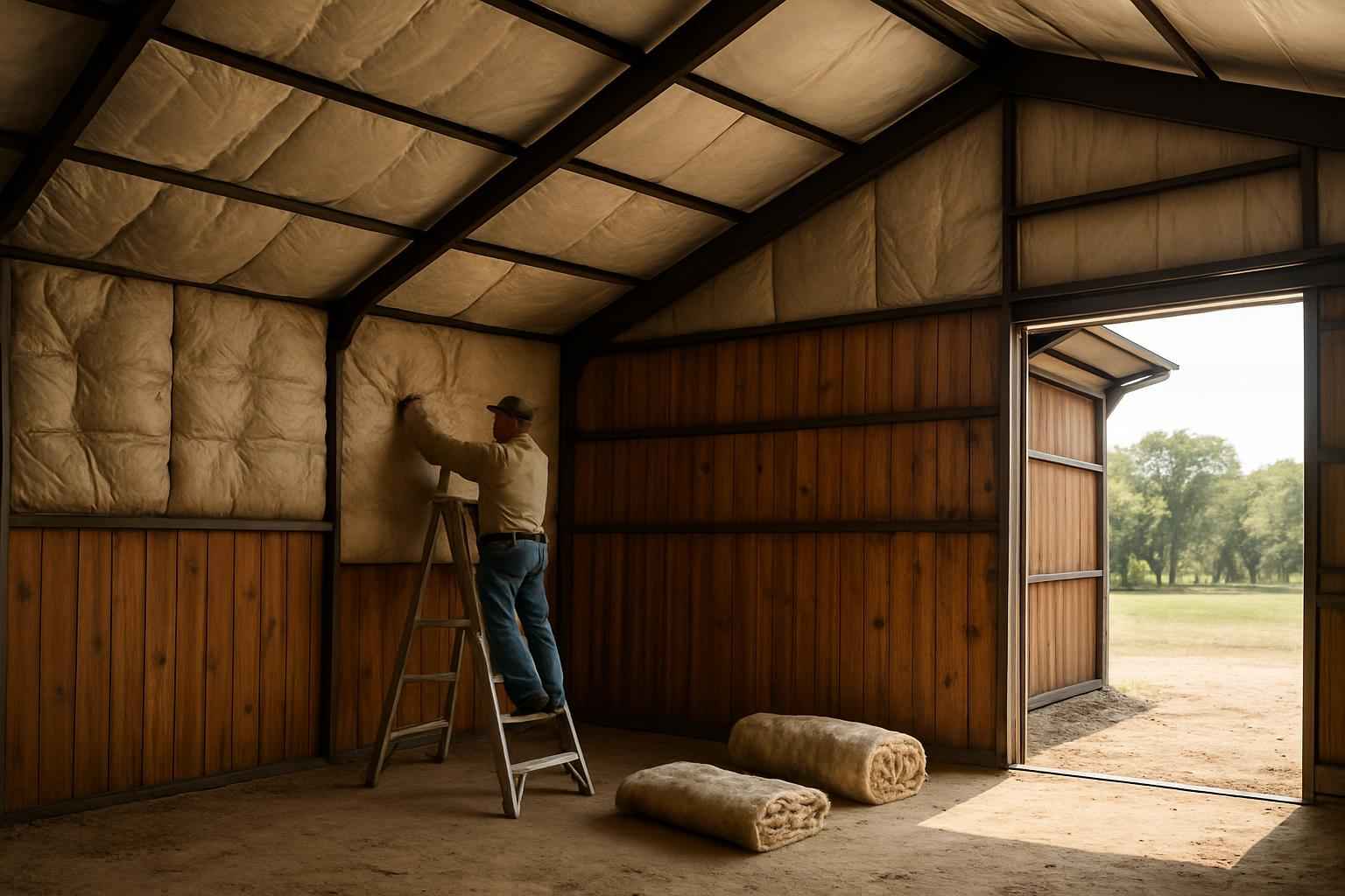 Barn Insulation Repair Service in Waring TX