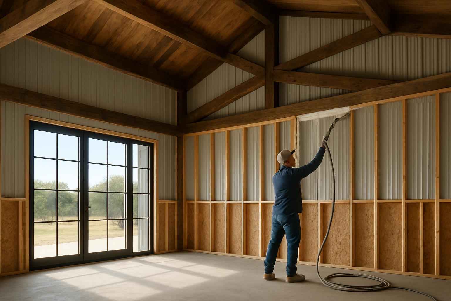 Barndominium Air Seal Service in Blanco TX