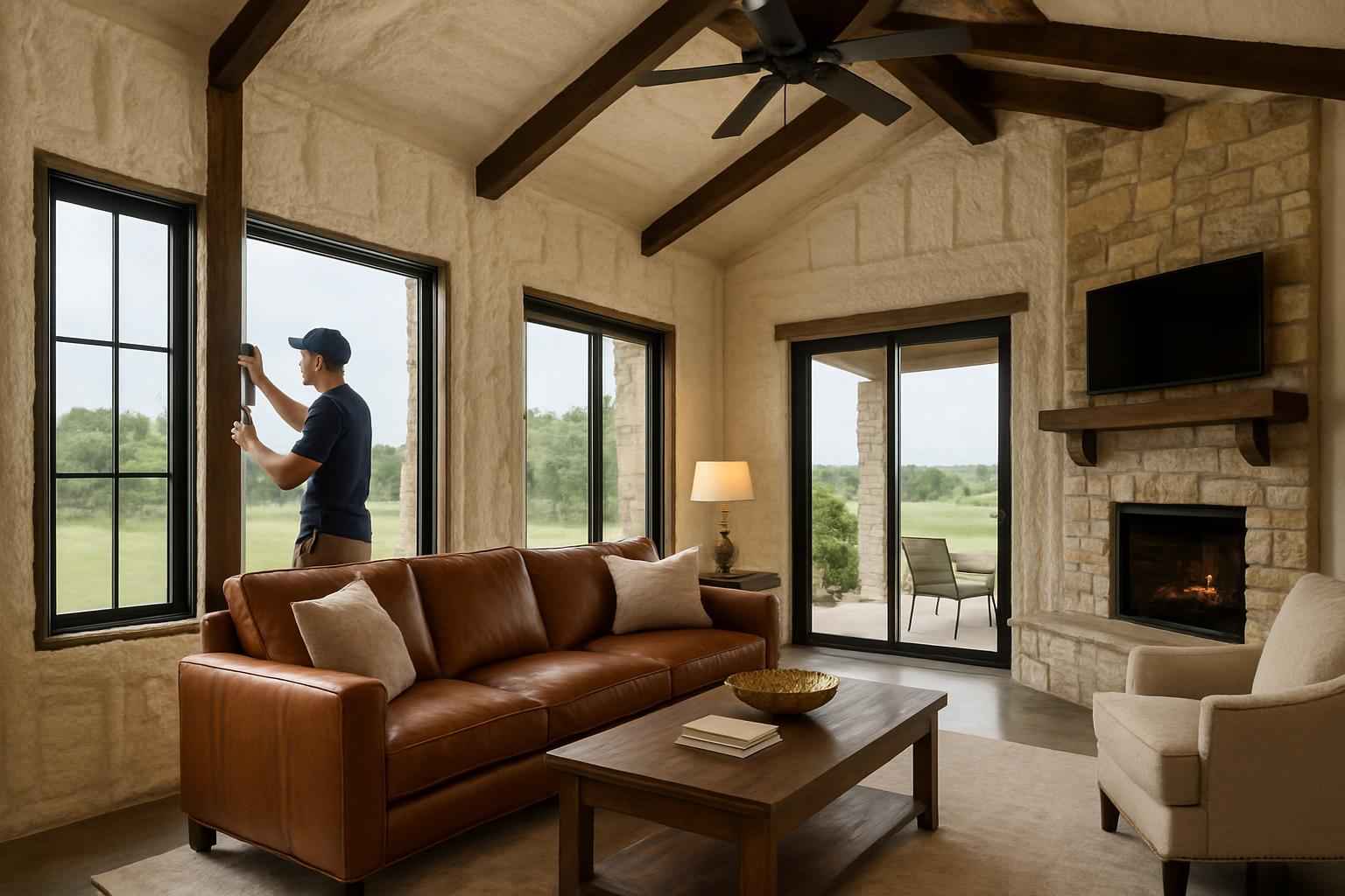 Barndominium Air Seal Service in Comfort TX