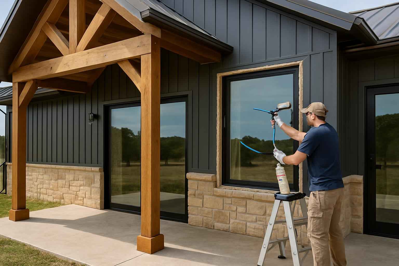 Barndominium Air Seal Service in Doss TX