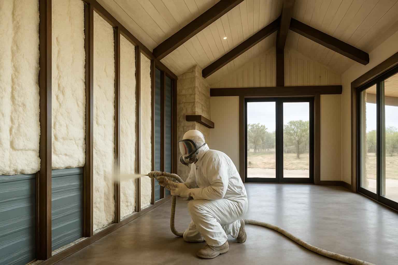 Barndominium Air Seal Service in Harper TX