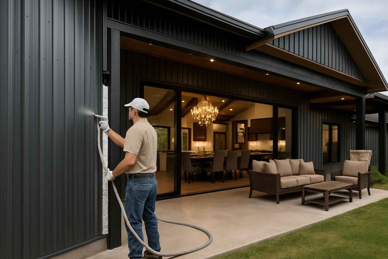 Barndominium Air Seal Service in Johnson City TX