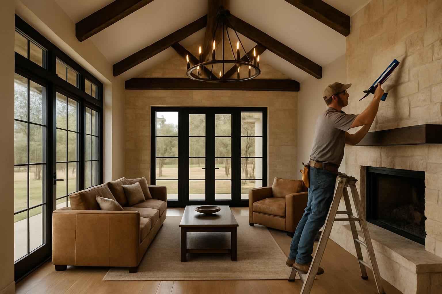 Barndominium Air Seal Service in Waring TX