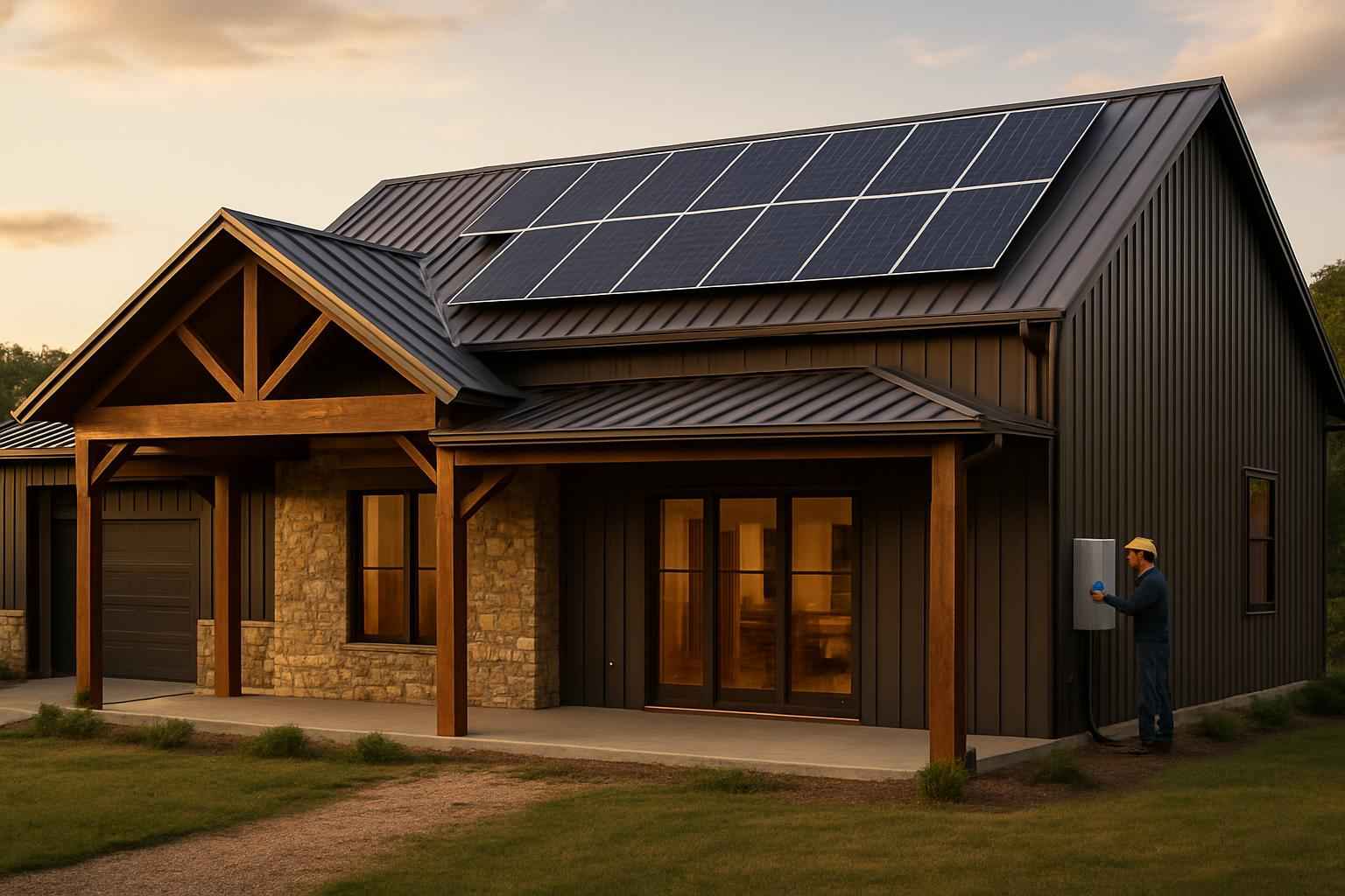 Barndominium Energy Upgrade Company in Waring TX