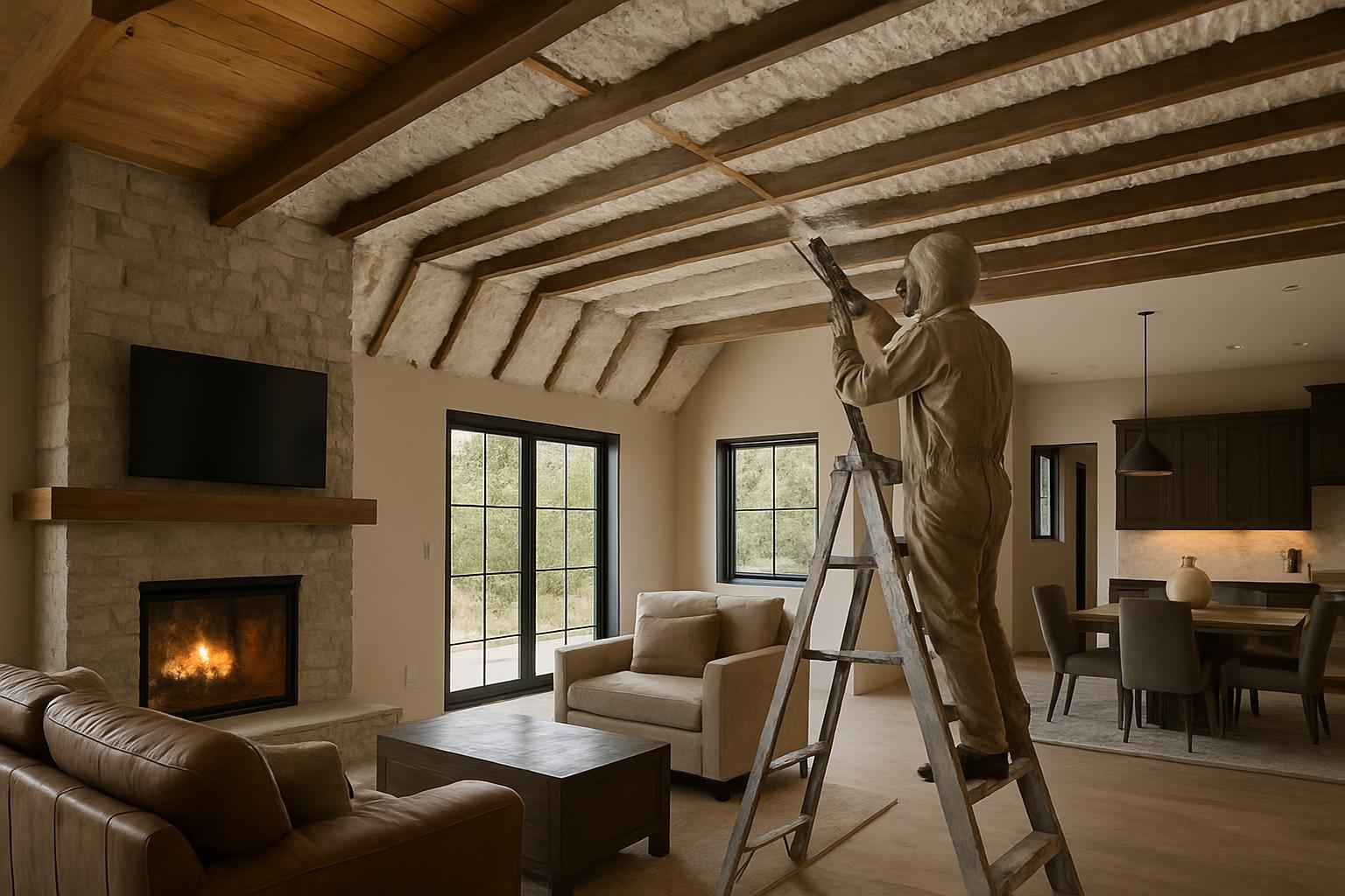 Barndominium Insulation Repair in Comfort TX