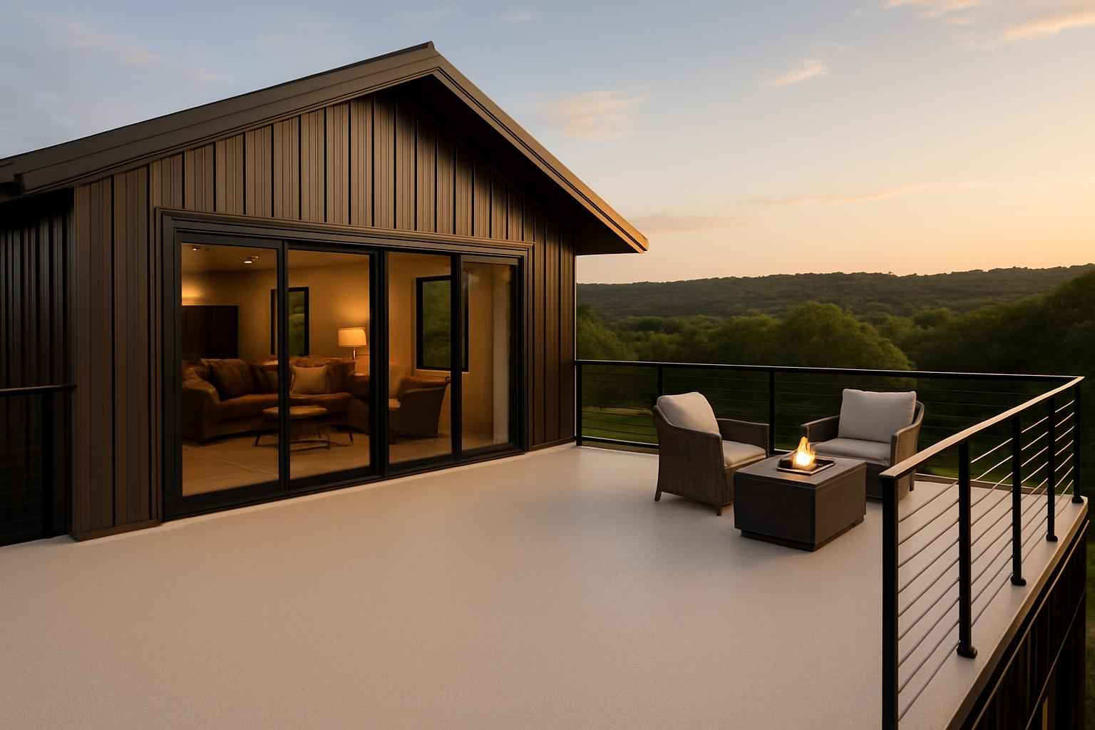 Barndominium Roof Deck Foam in Center Point TX