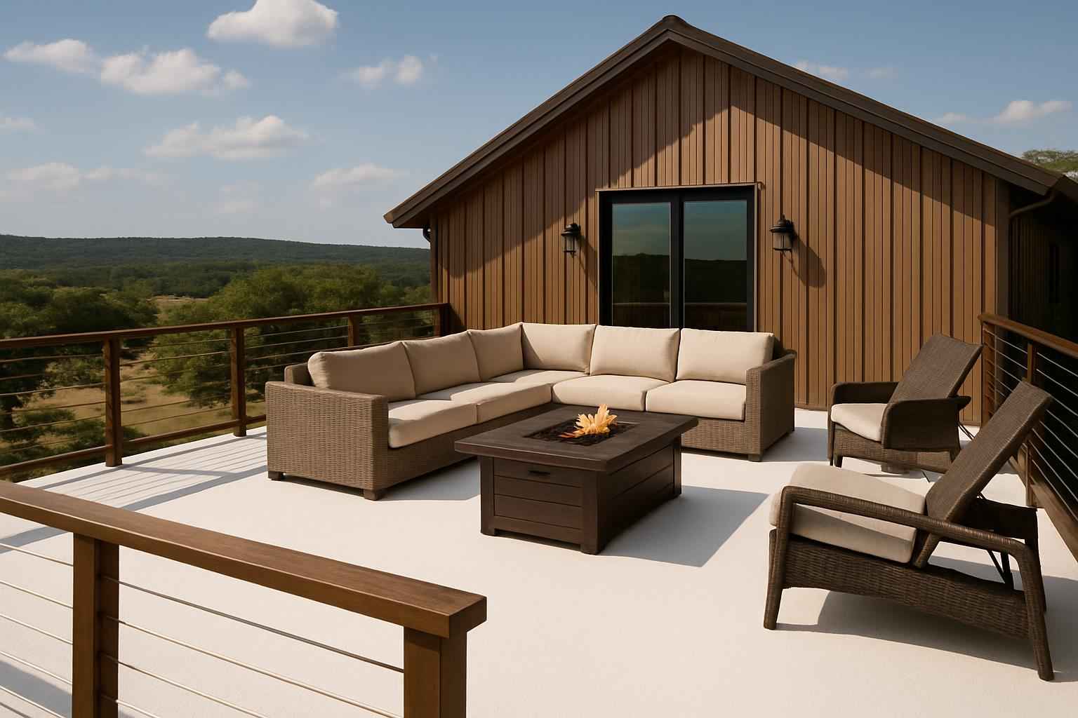 Barndominium Roof Deck Foam in Doss TX