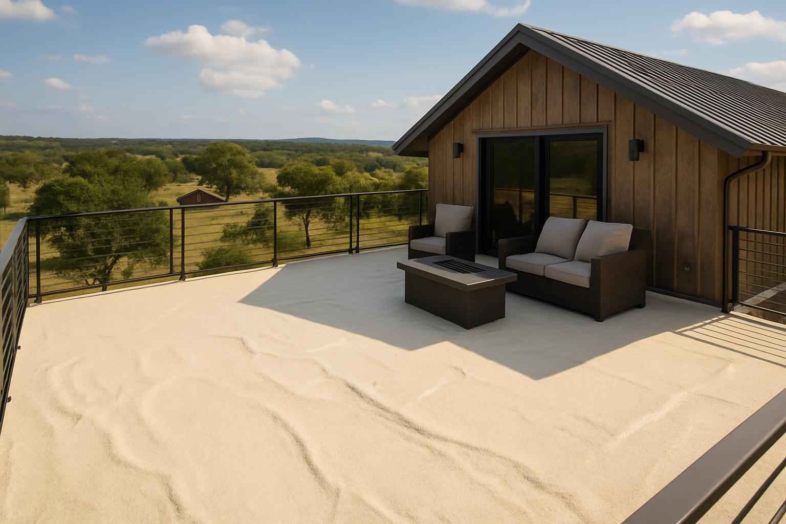 Barndominium Roof Deck Foam in Harper TX