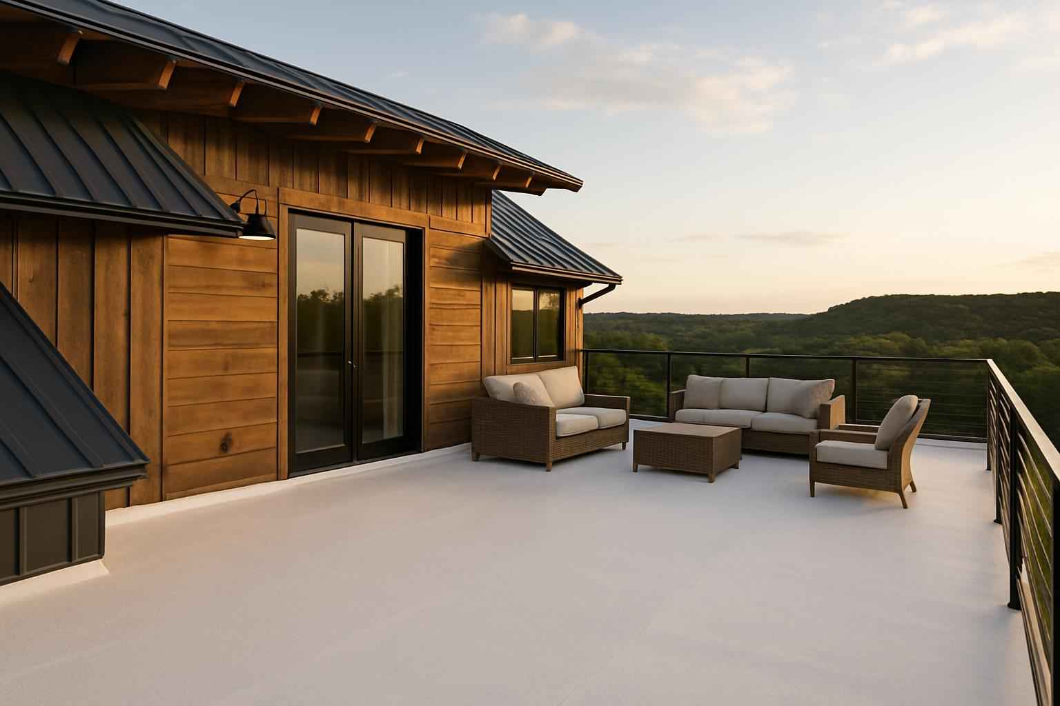 Barndominium Roof Deck Foam in Ingram TX