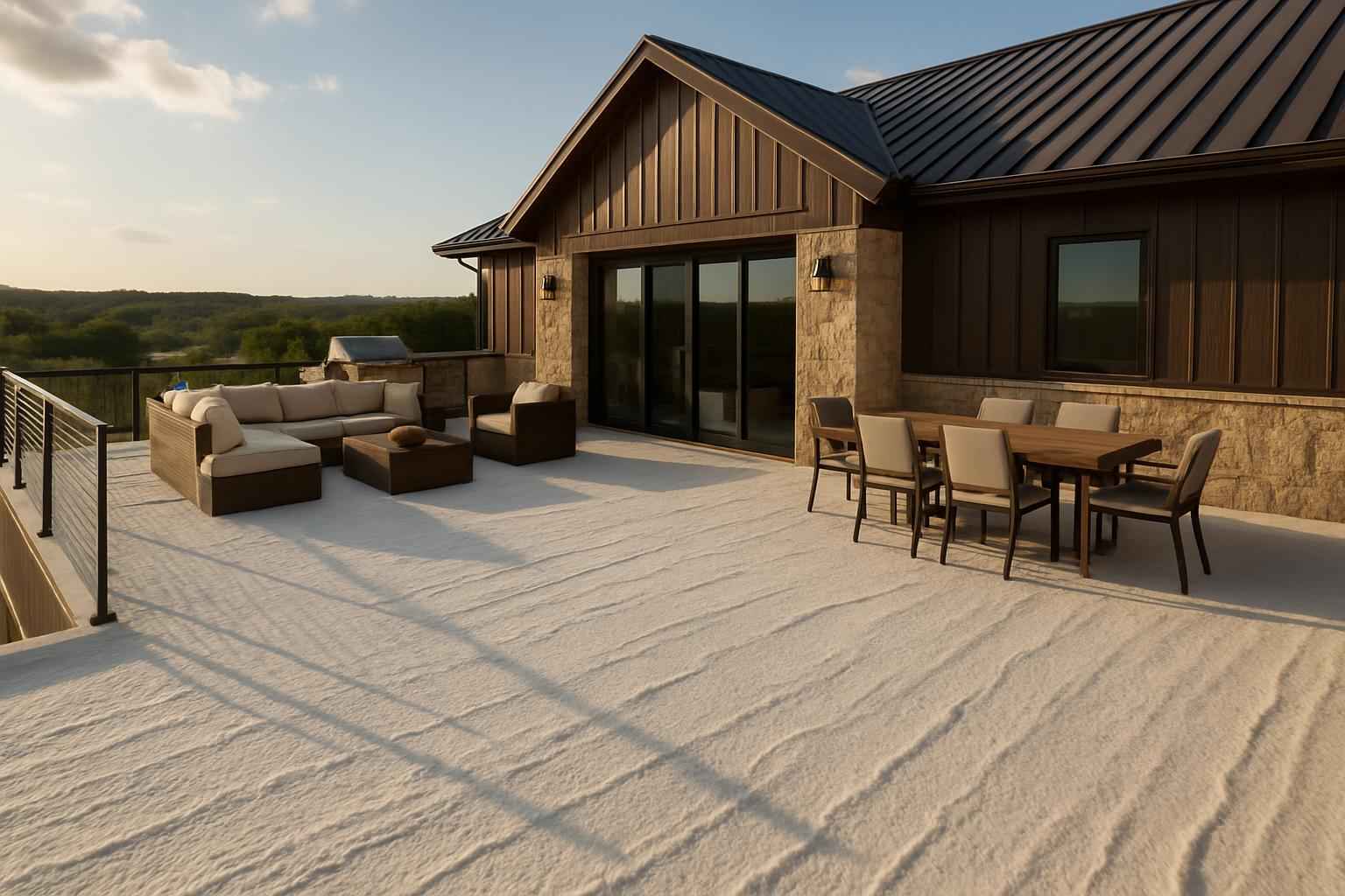 Barndominium Roof Deck Foam in Kendalia TX