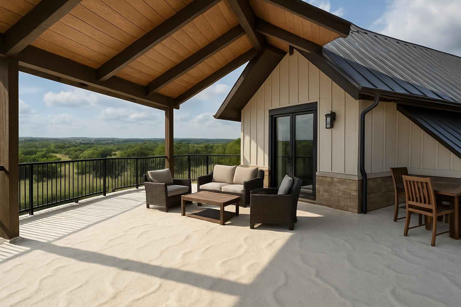 Barndominium Roof Deck Foam in Waring TX