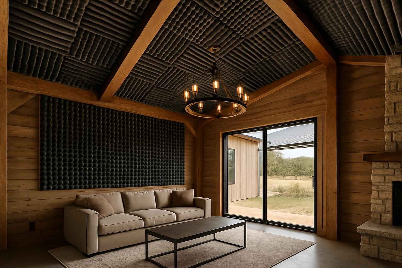 Barndominium Sound Control Foam in Doss TX